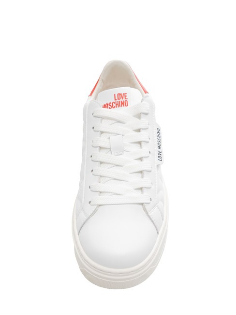 BOLD 40 Baskets en cuir blanc/laque - Chaussures Femme