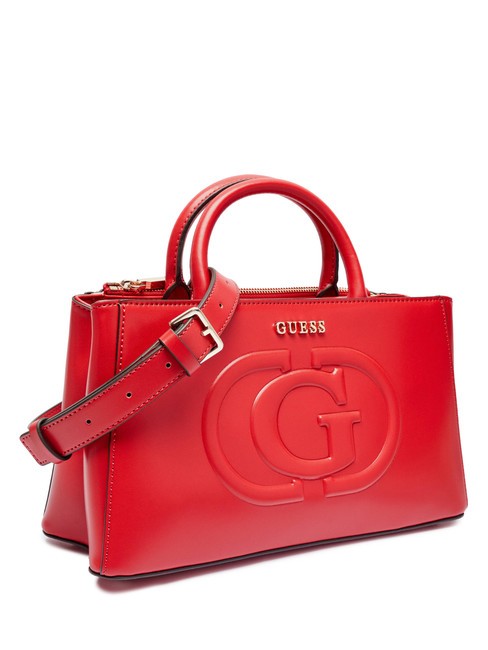 ECO MIETTA Sac &agrave; main, avec bandouli&egrave;re ROUGE - Sacs pour Femme