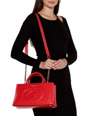 GUESS ECO MIETTA Sac &agrave; main, avec bandouli&egrave;re ROUGE - Sacs pour Femme - 6