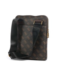 GUESS VEZZOLA Smart Sac plat marron/ocre - Sacs en Bandoulières pour Homme - 2