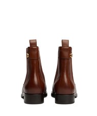 TOMMY HILFIGER STUD LOW CHELSEA Bottine en cuir marron cognac - Chaussures Femme - 3