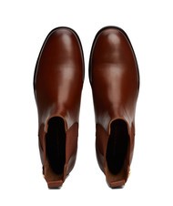 TOMMY HILFIGER STUD LOW CHELSEA Bottine en cuir marron cognac - Chaussures Femme - 4