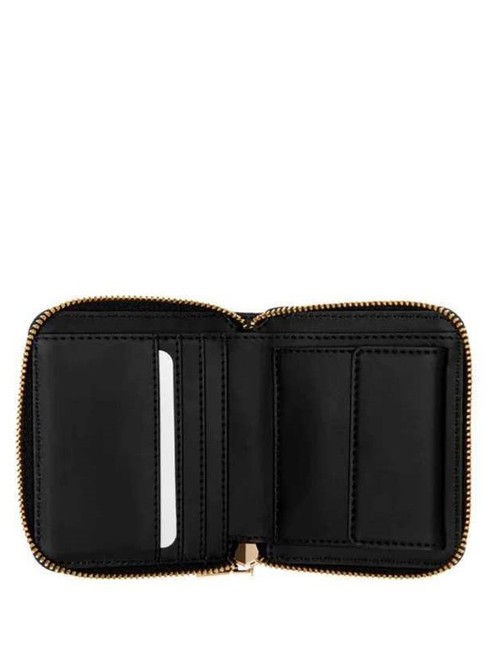 LAUREL  Petit portefeuille zipp&eacute; autour NOIR - Portefeuilles Femme