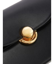FURLA SFERA Sac en cuir avec rabat épaule Noir - Sacs pour Femme - 4