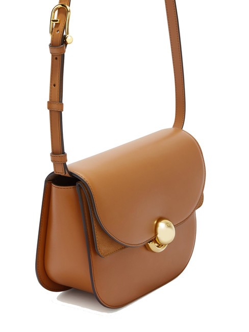 SFERA Sac en cuir avec rabat épaule Brandy - Sacs pour Femme