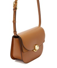 FURLA SFERA Sac en cuir avec rabat épaule Brandy - Sacs pour Femme - 3