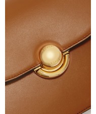 FURLA SFERA Sac en cuir avec rabat épaule Brandy - Sacs pour Femme - 4