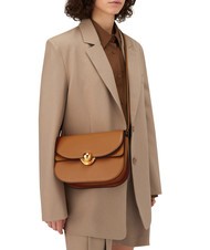 FURLA SFERA Sac en cuir avec rabat épaule Brandy - Sacs pour Femme - 7