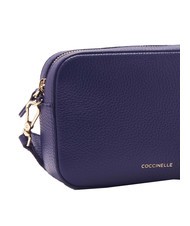 COCCINELLE TEBE Sac &agrave; bandouli&egrave;re en cuir textur&eacute; bleu roi - Sacs pour Femme - 3