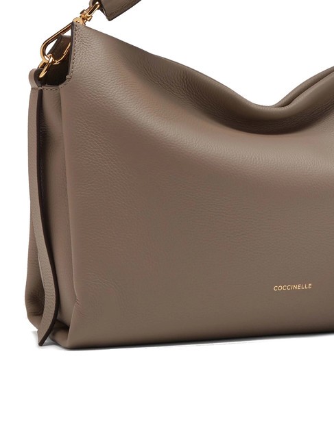 BOHEME GRANA DOUBLE Sac &agrave; main, avec bandouli&egrave;re, en cuir chaud t./rosace - Sacs pour Femme