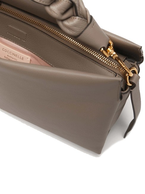 BOHEME GRANA DOUBLE Sac &agrave; main, avec bandouli&egrave;re, en cuir chaud t./rosace - Sacs pour Femme