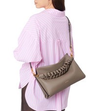 COCCINELLE BOHEME GRANA DOUBLE Sac &agrave; main, avec bandouli&egrave;re, en cuir chaud t./rosace - Sacs pour Femme - 5