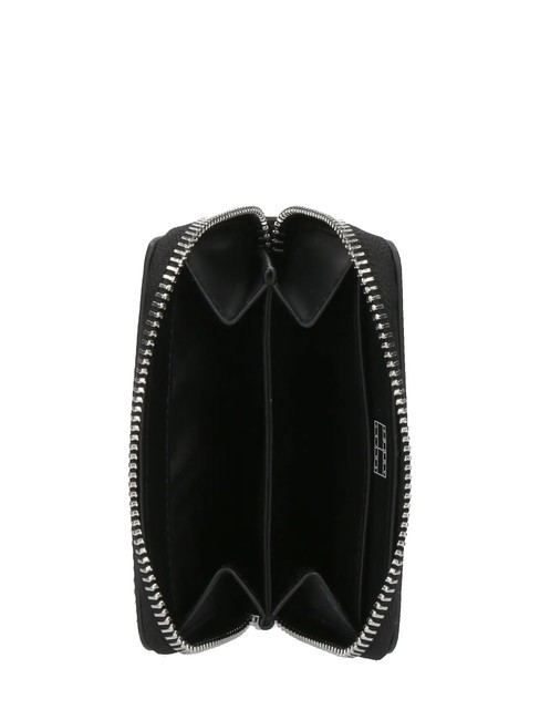 TOMMY JEANS ESS MUST  Portefeuille zippé noir partout - Portefeuilles Femme