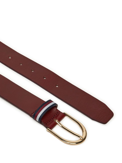 CORPORATE Ceinture en cuir rouge - Ceintures