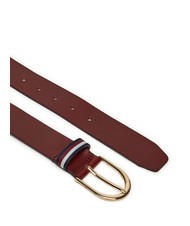 TOMMY HILFIGER CORPORATE Ceinture en cuir rouge - Ceintures - 2