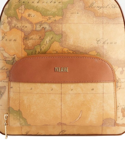 GEO CLASSIC Sac à dos à double fermeture éclair NATUREL - Sacs pour Femme