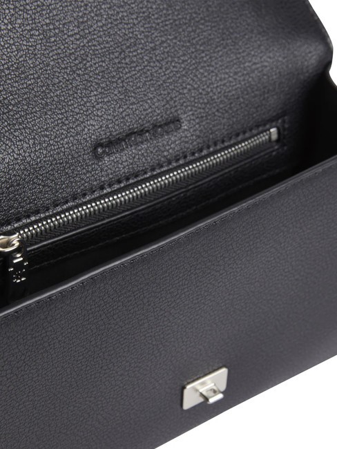 CK JEANS FORGED LOCK  Mini sac à bandoulière pvh noir - Sacs pour Femme