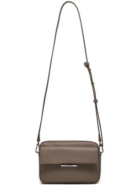 LINEAR Mini sac &agrave; bandouli&egrave;re cendre - Sacs pour Femme