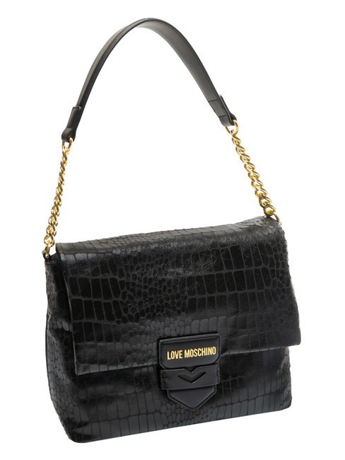 CROCO Sac à bandoulière Noir - Sacs pour Femme