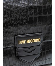 LOVE MOSCHINO CROCO Sac à bandoulière Noir - Sacs pour Femme - 4