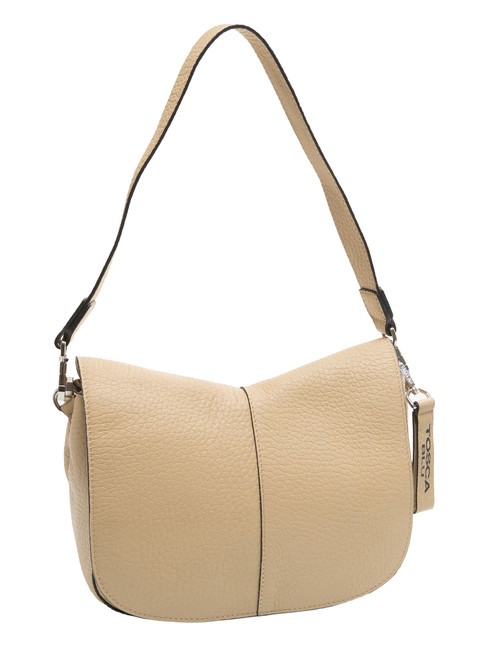 SIERRA Sac en cuir avec bandoulière BEIGE - Sacs pour Femme