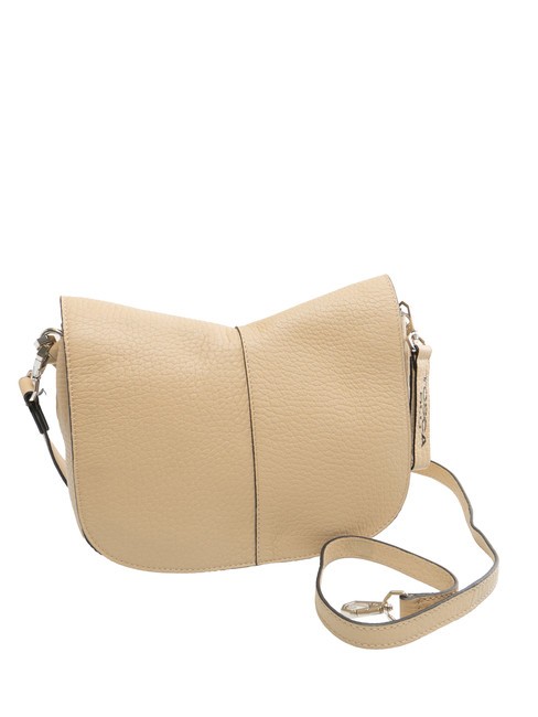 SIERRA Sac en cuir avec bandoulière BEIGE - Sacs pour Femme