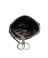 JOHN RICHMOND EMBOSSED LOGO Étui à clés en cuir avec 2 anneaux noir - Porte-clés - 3