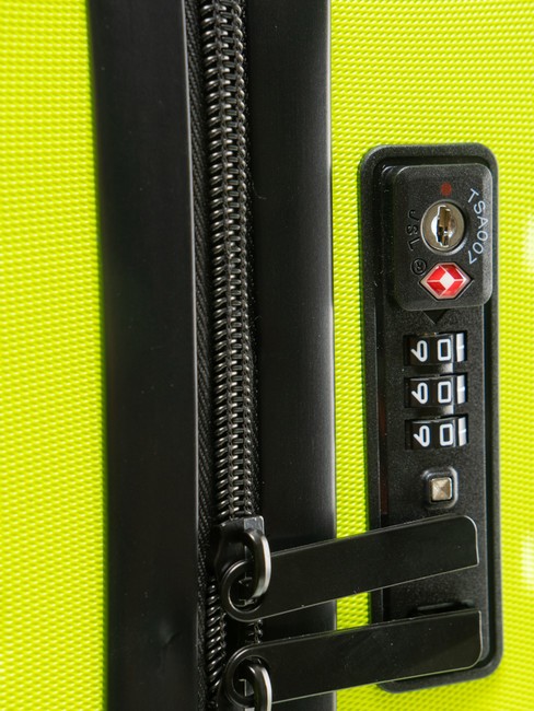 BOX Chariot à bagages à main vert acide - Valises cabine