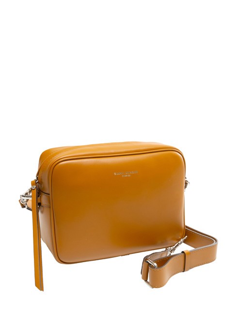 LOGO PRINT Sac de chambre en cuir lisse bronzage - Sacs pour Femme