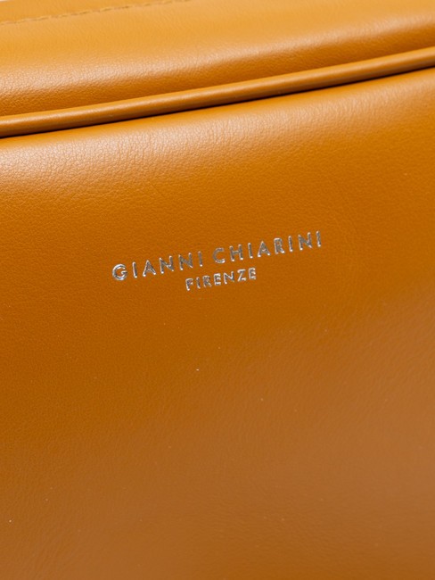 LOGO PRINT Sac de chambre en cuir lisse bronzage - Sacs pour Femme