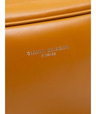 GIANNI CHIARINI LOGO PRINT Sac de chambre en cuir lisse bronzage - Sacs pour Femme - 3