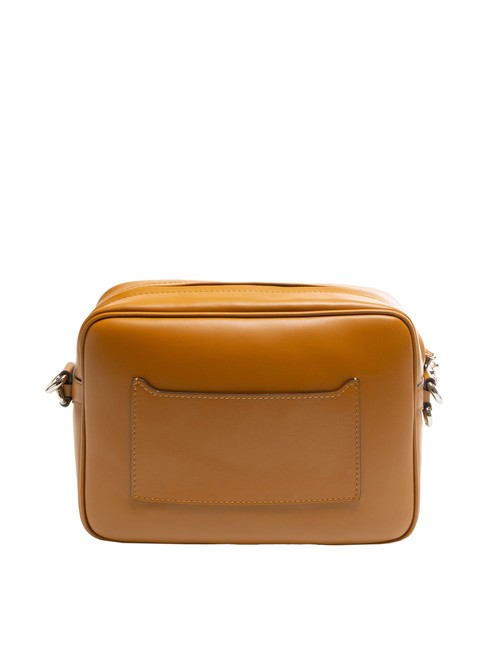 LOGO PRINT Sac de chambre en cuir lisse bronzage - Sacs pour Femme