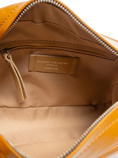 LOGO PRINT Sac de chambre en cuir lisse bronzage - Sacs pour Femme