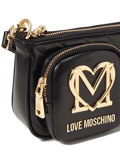 CITY POCKETS Sac porté épaule matelassé Noir - Sacs pour Femme