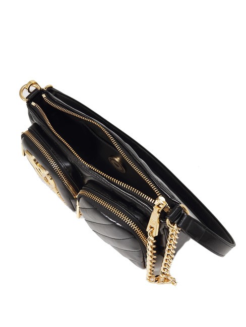 CITY POCKETS Sac porté épaule matelassé Noir - Sacs pour Femme