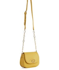 GAUD&Igrave; CLAUDIE Sac bandouli&egrave;re avec rabat jaune - Sacs pour Femme - 2