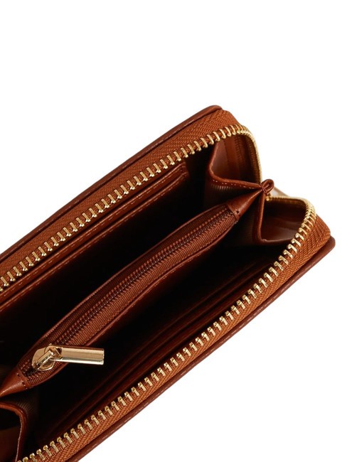 BEA Petit portefeuille zippé autour bronzage - Portefeuilles Femme