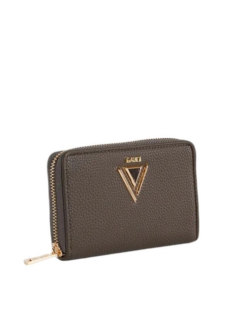 BEA Petit portefeuille zippé autour fumée - Portefeuilles Femme