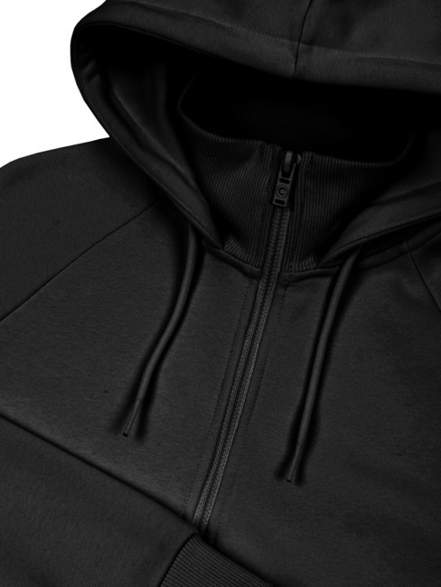 SPELL Sweat col montant à capuche noir - Sweat-shirts pour femmes