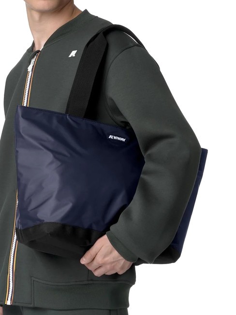 CLERE Sac fourre-tout &agrave; bandouli&egrave;re profondeur bleue - Sacs pour Femme