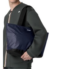 KWAY CLERE Sac fourre-tout &agrave; bandouli&egrave;re profondeur bleue - Sacs pour Femme - 4