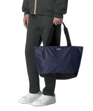 KWAY CLERE Sac fourre-tout &agrave; bandouli&egrave;re profondeur bleue - Sacs pour Femme - 5