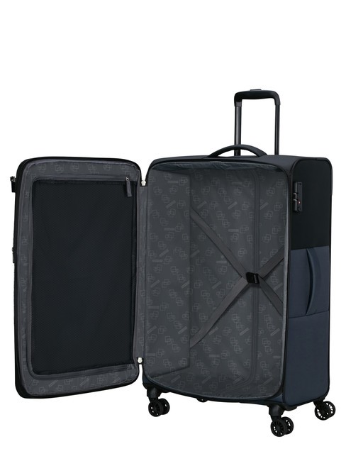 DARING DASH Grand chariot extensible gris-noir - Valises Semi-rigides