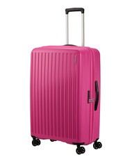 AMERICAN TOURISTER REJOY Chariot de grande taille rose hawaïen - Valises Rigides - 6
