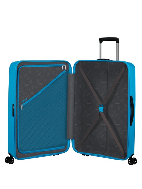 REJOY Chariot de grande taille bleu azur - Valises Rigides