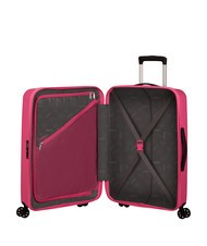 AMERICAN TOURISTER REJOY Chariot de taille moyenne rose hawaïen - Valises Rigides - 2