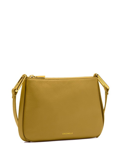 MAGIE Petit sac bandoulière en cuir Citronnelle - Sacs pour Femme