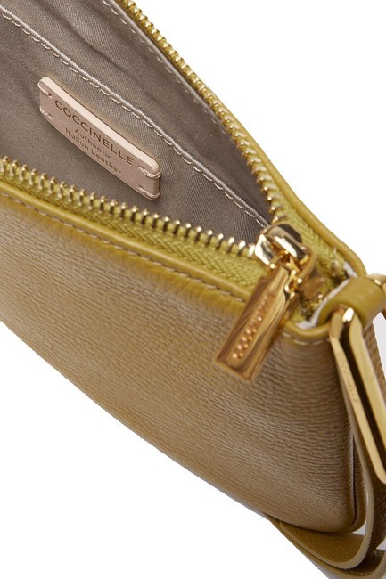 MAGIE Petit sac bandoulière en cuir Citronnelle - Sacs pour Femme