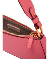 COCCINELLE MERVEILLE Sac à bandoulière en cuir texturé hyper rose - Sacs pour Femme - 4