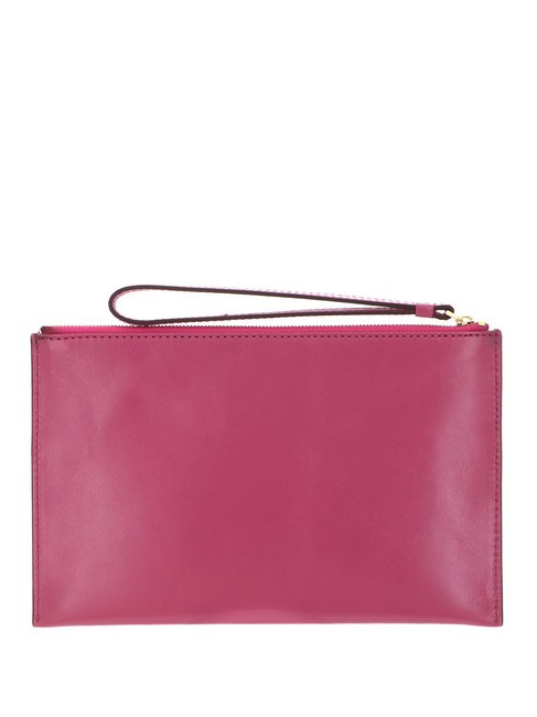 LUCREZIA Pochette avec manchette en cuir rouge à lèvres ab. or - Sacs pour Femme